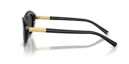 DOLCE & GABBANA DG4519 - 501/87 - 54 Okulary przeciwsłoneczne Czarny Owalny