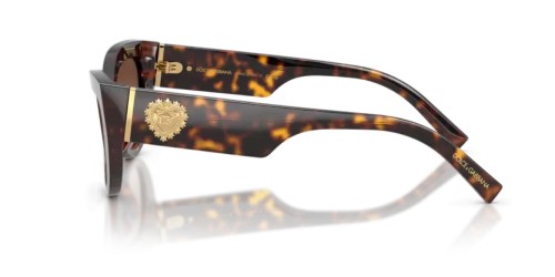 DOLCE & GABBANA DG4536 - 502/13 - 55 Okulary przeciwsłoneczne Havanna Kocie oczy