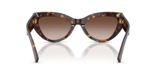 DOLCE & GABBANA DG4536 - 502/13 - 55 Okulary przeciwsłoneczne Havanna Kocie oczy