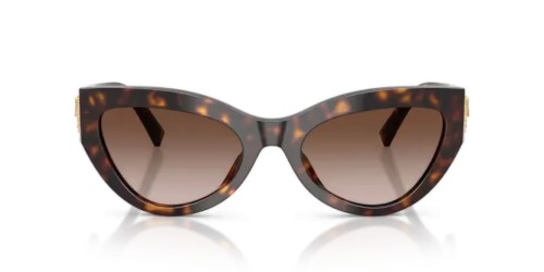DOLCE & GABBANA DG4536 - 502/13 - 55 Okulary przeciwsłoneczne Havanna Kocie oczy