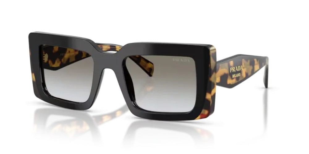 PRADA PR D01S - 0CD80L - 52 Okulary przeciwsłoneczne Prostokątny
