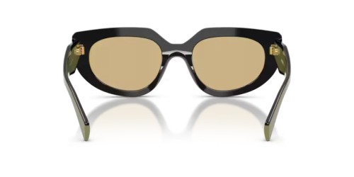 PRADA PR D02S - 03K10R - 53 Okulary przeciwsłoneczne Czarny Owalny
