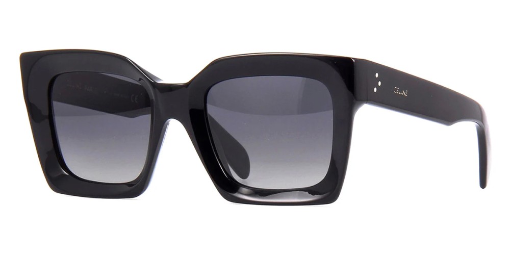 Celine CL40130I - 01D - 51 - Z SOCZEWKAMI POLARYZACYJNYMI Okulary przeciwsłoneczne Czarny Kanciaste