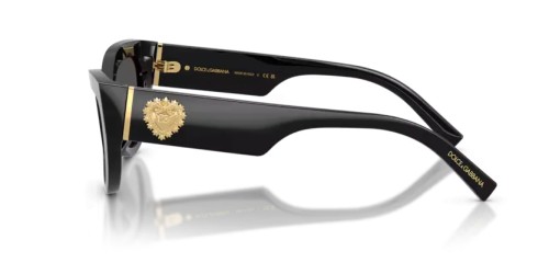 DOLCE & GABBANA DG4536 - 501/87 - 55 Okulary przeciwsłoneczne Czarny Kocie oczy