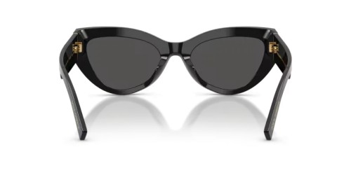 DOLCE & GABBANA DG4536 - 501/87 - 55 Okulary przeciwsłoneczne Czarny Kocie oczy