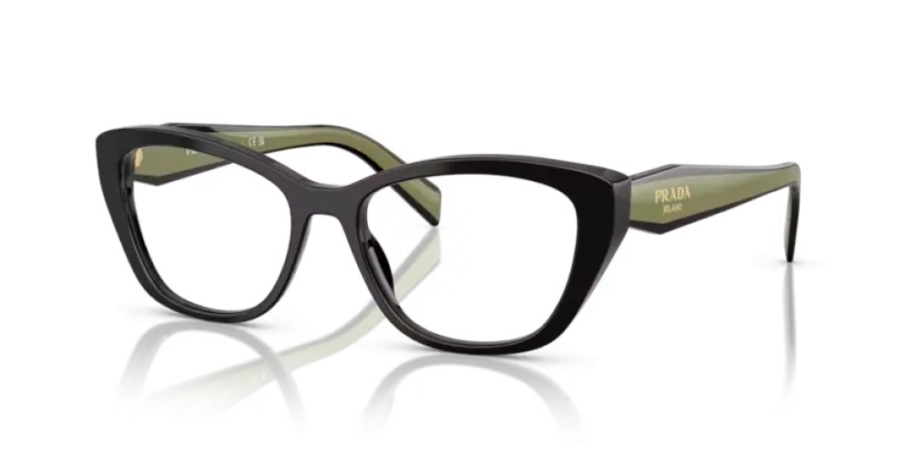 PRADA PR 19WV - 03K1O1 - 53 Oprawki korekcyjne Czarny Kocie oczy