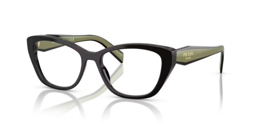 PRADA PR 19WV - 03K1O1 - 53 Oprawki korekcyjne Czarny Kocie oczy