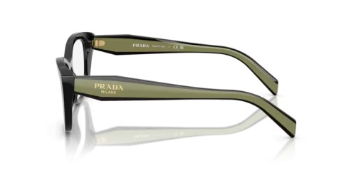 PRADA PR 19WV - 03K1O1 - 53 Oprawki korekcyjne Czarny Kocie oczy