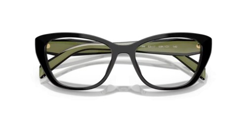 PRADA PR 19WV - 03K1O1 - 53 Oprawki korekcyjne Czarny Kocie oczy