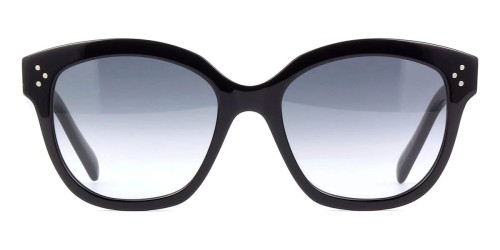 Celine CL40167I - 01B - 55 Okulary przeciwsłoneczne Czarny Okrągły