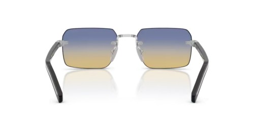 PRADA PR D55S - 1BC50E - 55 Okulary przeciwsłoneczne Srebrny Prostokątny