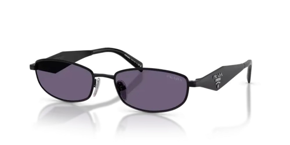 PRADA PR D51S - 7AB70W - 55 Okulary przeciwsłoneczne Owalny