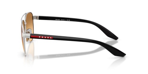 Prada Linea Rossa PS A52S - 1BC40Z - 58 Okulary przeciwsłoneczne Srebrny Pilotki (aviator)