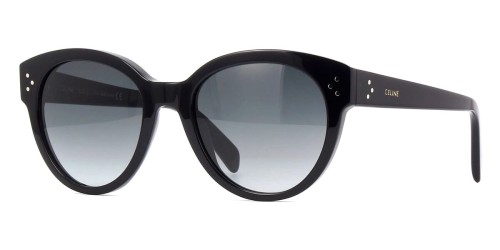 Celine CL40169I - 01B - 54 Okulary przeciwsłoneczne Czarny Okrągły