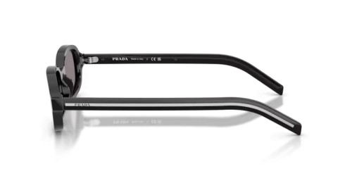 PRADA PR D06S - 16K03D - 50 Okulary przeciwsłoneczne Czarny Owalny