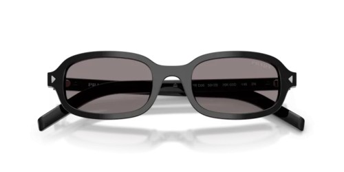 PRADA PR D06S - 16K03D - 50 Okulary przeciwsłoneczne Czarny Owalny