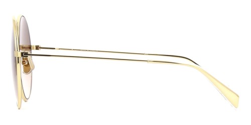 Celine CL40177U - 30F - 61 Okulary przeciwsłoneczne Złoty Okrągły