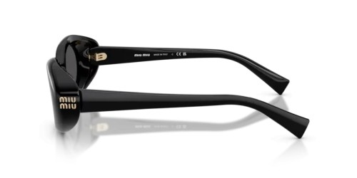 MIU MIU MU B09S - 16K08Z - 52 Okulary przeciwsłoneczne Czarny Owalny