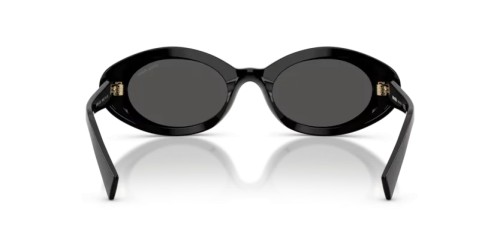 MIU MIU MU B09S - 16K08Z - 52 Okulary przeciwsłoneczne Czarny Owalny