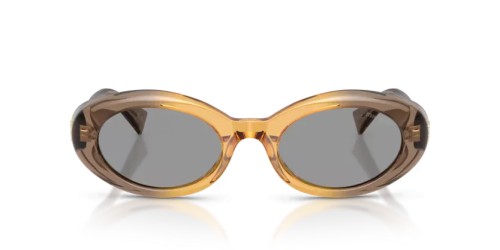 MIU MIU MU B09S - 24M50Q - 52 Okulary przeciwsłoneczne Beżowy Owalny