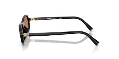 MIU MIU MU B10SU - 16K90Q - 55 Okulary przeciwsłoneczne Czarny