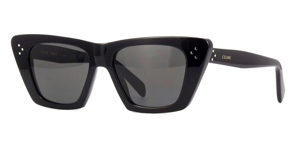 Celine CL40187I - 01A - 51 Okulary przeciwsłoneczne Czarny Kocie oczy