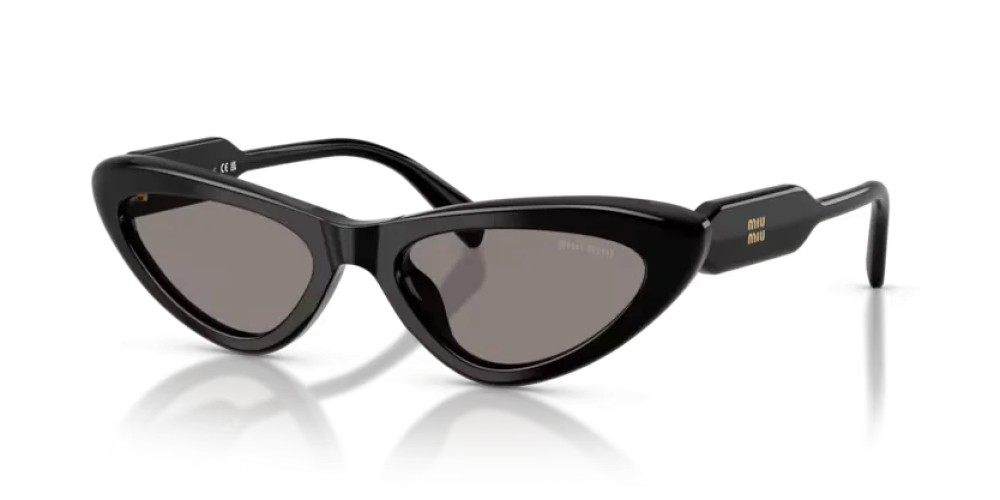 MIU MIU MU B11SU - 16K80Q - 55 Okulary przeciwsłoneczne Czarny Kocie oczy