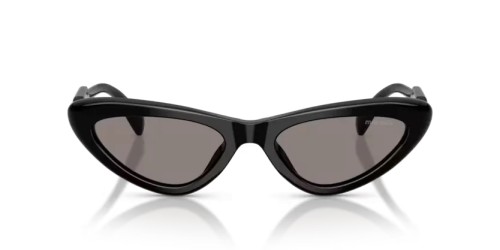 MIU MIU MU B11SU - 16K80Q - 55 Okulary przeciwsłoneczne Czarny Kocie oczy