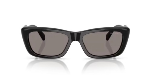 MIU MIU MU B12S - 16K80Q - 56 Okulary przeciwsłoneczne Czarny Prostokątny
