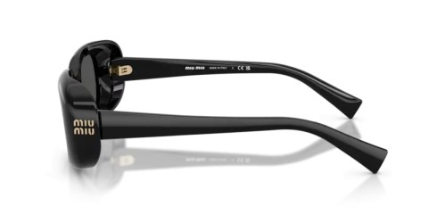 MIU MIU MU B13S - 16K08Z - 52 Okulary przeciwsłoneczne Czarny Prostokątny