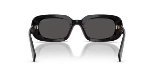 MIU MIU MU B13S - 16K08Z - 52 Okulary przeciwsłoneczne Czarny Prostokątny