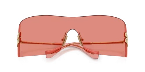 MIU MIU MU B53S - 5AK20Y - 144 Okulary przeciwsłoneczne Złoty Prostokątny