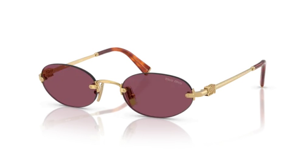 MIU MIU 0MU A54S - 5AK20Y - 51 Okulary przeciwsłoneczne Złoty Owalny