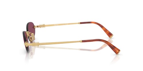 MIU MIU 0MU A54S - 5AK20Y - 51 Okulary przeciwsłoneczne Złoty Owalny