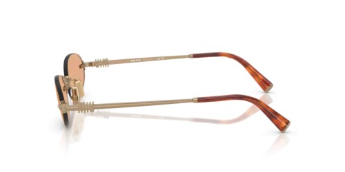 MIU MIU 0MU A54S - 7OE90X - 51 Okulary przeciwsłoneczne Brąz Owalny