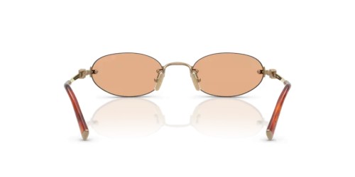 MIU MIU 0MU A54S - 7OE90X - 51 Okulary przeciwsłoneczne Brąz Owalny