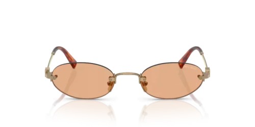 MIU MIU 0MU A54S - 7OE90X - 51 Okulary przeciwsłoneczne Brąz Owalny