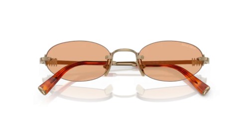 MIU MIU 0MU A54S - 7OE90X - 51 Okulary przeciwsłoneczne Brąz Owalny