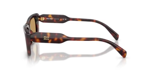 MIU MIU MU B12S - 27L10Y - 56 Okulary przeciwsłoneczne Havanna Prostokątny