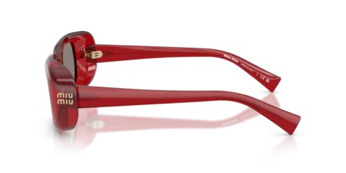 MIU MIU MU B13S - 23M80Q - 52 Okulary przeciwsłoneczne Burgundija Prostokątny