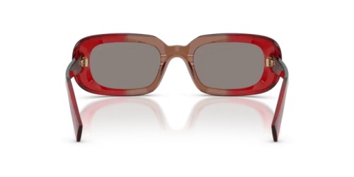 MIU MIU MU B13S - 23M80Q - 52 Okulary przeciwsłoneczne Burgundija Prostokątny