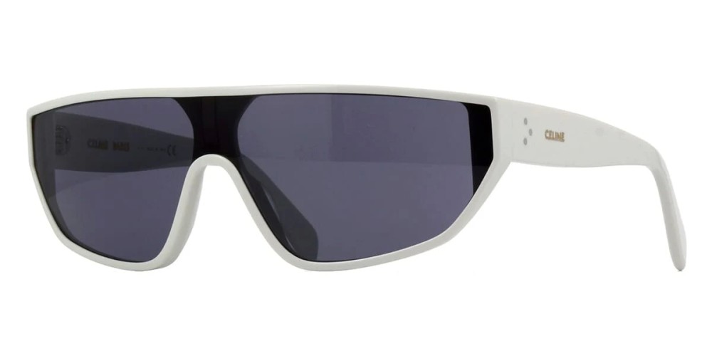 Celine CL40195I - 25A Okulary przeciwsłoneczne Biały Jednoszybowe
