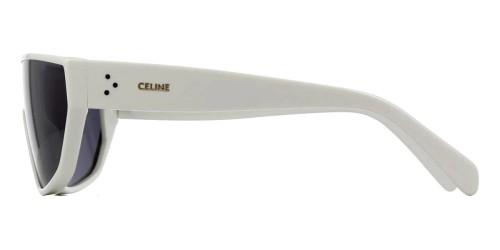 Celine CL40195I - 25A Okulary przeciwsłoneczne Biały Jednoszybowe