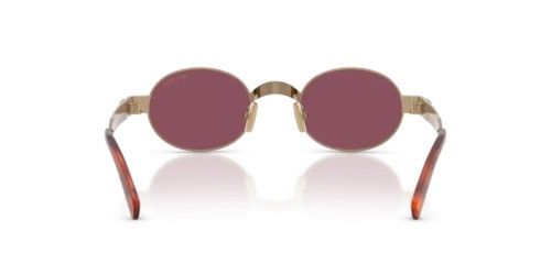 MIU MIU MU B51S - 7OE30Y - 47 Okulary przeciwsłoneczne Brąz Owalny