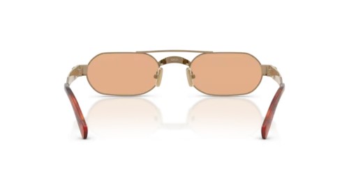 MIU MIU MU B52S - 7OE90X - 52 Okulary przeciwsłoneczne Brąz Owalny