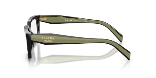 PRADA PR D05V - 03K1O1 - 53 Oprawki korekcyjne Czarny Prostokątny