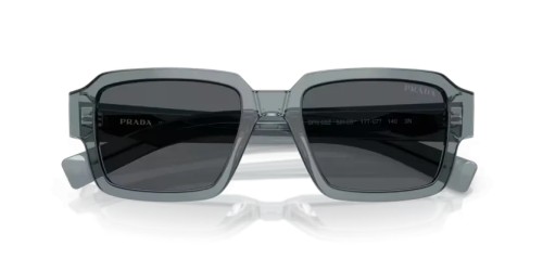 PRADA PR 02ZS - 17T07T - 52 Okulary przeciwsłoneczne Kanciaste