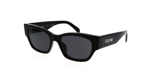 Celine CL40197U L - 01A - 54 Okulary przeciwsłoneczne Czarny Kanciaste