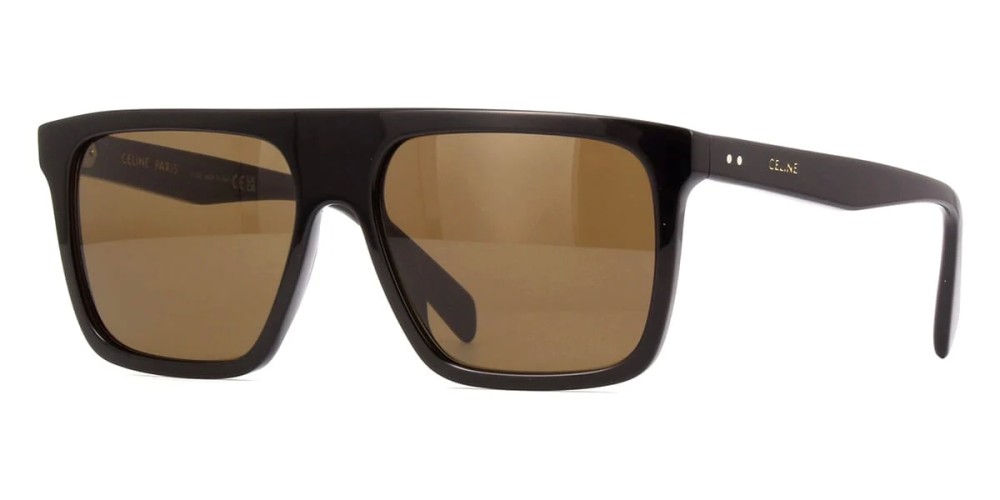 Celine CL40209I - 01E - 57 Okulary przeciwsłoneczne Czarny Płaska góra