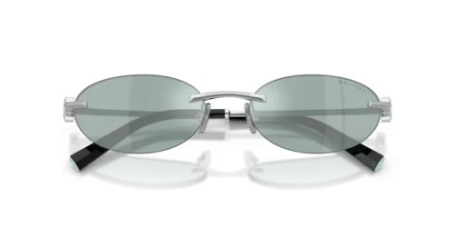 TIFFANY & CO. TF3119D - 600165 - 56 Okulary przeciwsłoneczne Srebrny Owalny